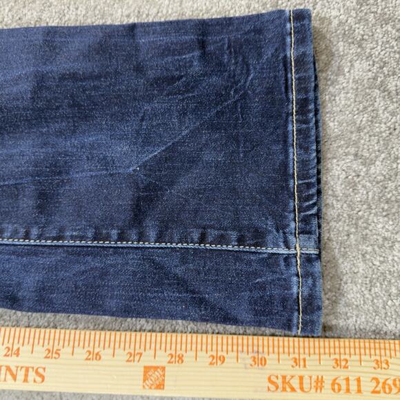 BKE Denim Stella Bootcut Jeans Low Rise Slim Fit Blue Stretch Bootcut 25x31.5 - Picture 3 of 9